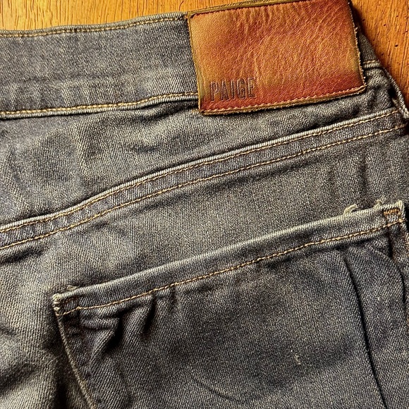 PAIGE Men's Dark Blue Slim Jeans - Picture 5 of 8